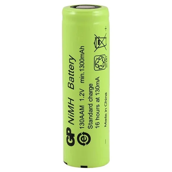 Gp 130aam 1.2 V 1300 mAh Düz Kafa Şarjlı Aa Kalem Pil - Görsel 6