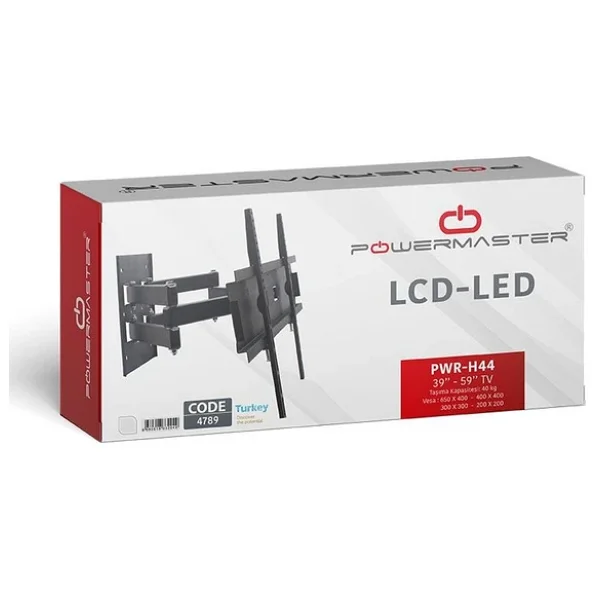 Powermaster Pwr-H44 39-55 İnç Hareketli TV Askı Aparatı - Görsel 4