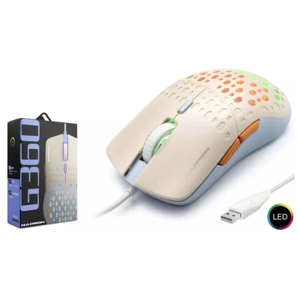 Hadron G360 RGB Optik Kablolu Oyuncu Mouse - Görsel 6