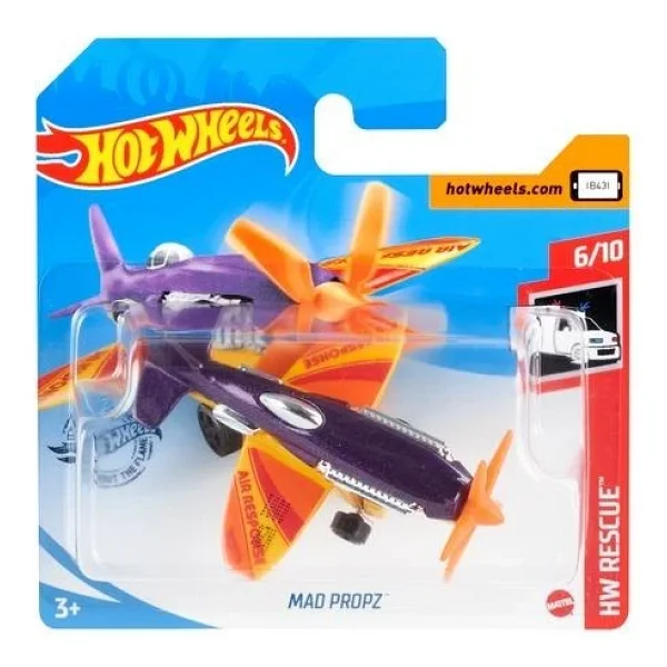 Hot Wheels Rescue Mad Propz Ghf57 - Görsel 3