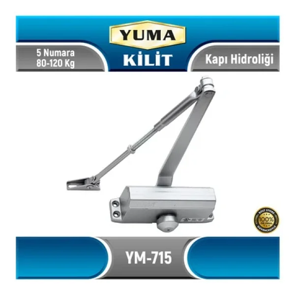 Yuma YM-715 5 Numara 80-120 kg Kapı Hidroliği - Görsel 4