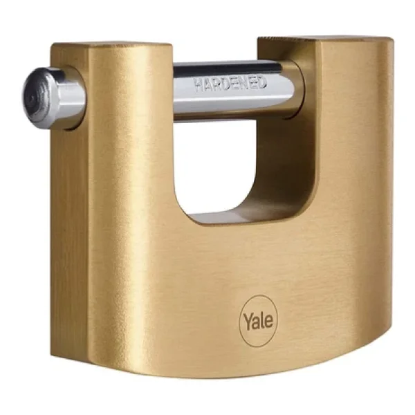 Yale Y114b-90-127-1 90 Mm Oval Kayar Pimli Pirinç Asma Kilit - Görsel 3