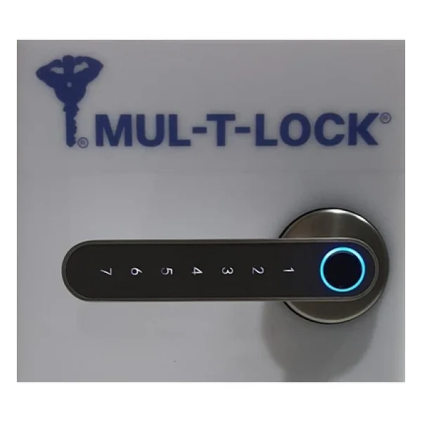 Mul-T-Lock Smart Handle - Saten Parmak İzli Akıllı Kapı Kolu - Görsel 7