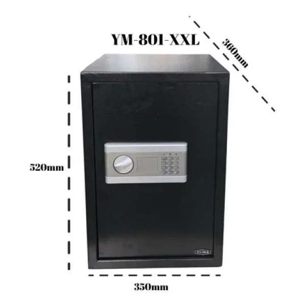 Yuma Ym-801-XXL Çelik Para Kasası - Görsel 5