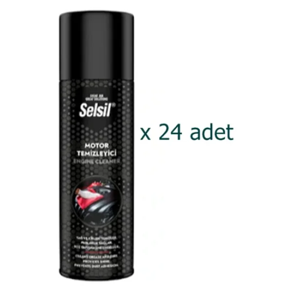 Selsil Motor Temizleme Spreyi 24 Adet 500 Ml Koli - Görsel 3