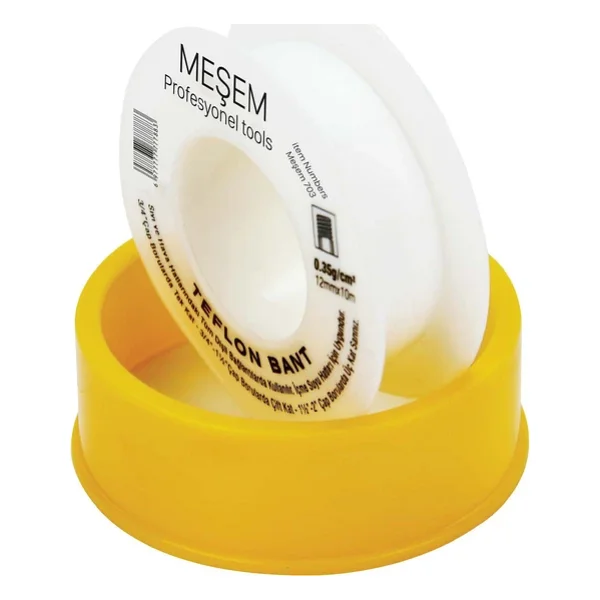 Meşem Teflon Bant 8 Mt X 12 Mm 1 Pakette 10 Adet - Görsel 3