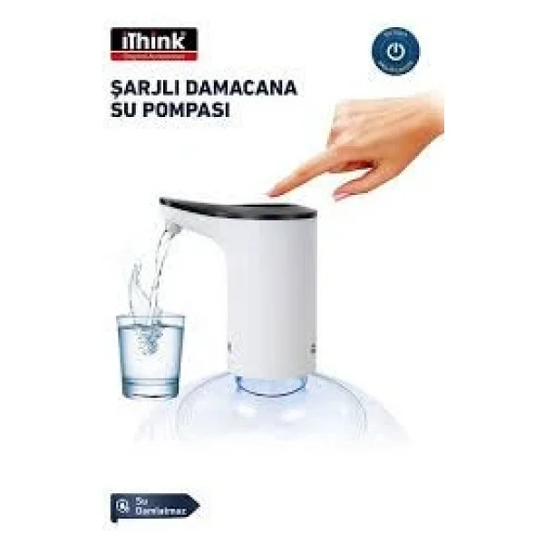 İ'think Otomatik Şarjlı Damacana Su Pompası Wp-100 - Görsel 4