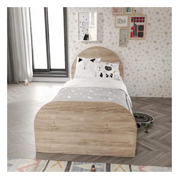 Afilli Ildır Çocuk Odası Takımı 3 Parça Tamamı Mdf Flora Beyaz Aynalı - Görsel 7