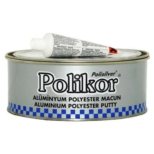Polikor Polisilver Alüminyum Polyester Macun 1850 Gr - Görsel 3