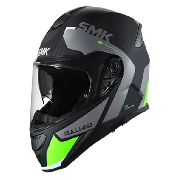 Smk Kask Smk Gullwing Tekker Motosiklet Çene Açılır Kask - Görsel 3