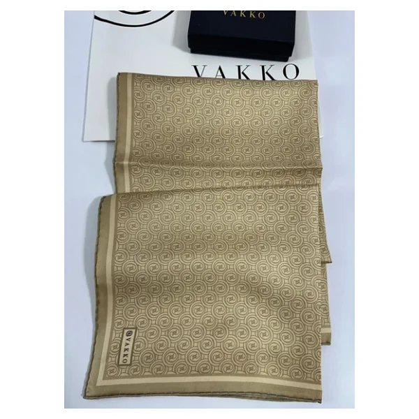 Vakko 90x90 Twill İpek Eşarp - 05470 - Görsel 8