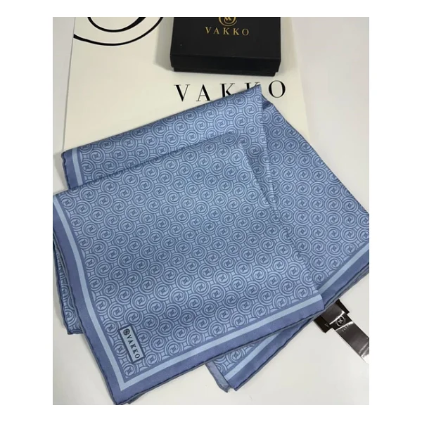 Vakko 90x90 Twill İpek Eşarp - 05470 - Görsel 2