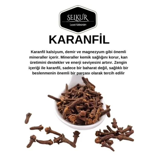 Selkur Karanfil Tane 1kg (Elenmiş,Çöpsüz) - Görsel 2