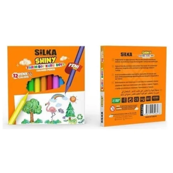 Silka Shiny Yarım Boy 12'li Kuru Boya Seti - Görsel 3