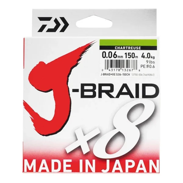 Daiwa J-Braid 8x 150 M 0.10 Mm 6 Kg Chartreuse İp Misina - Görsel 5