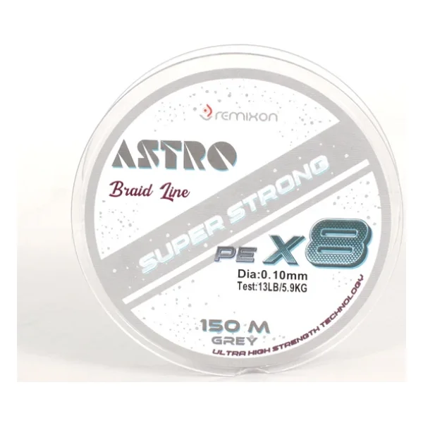 Remixon Astro 8x 150 M 0.10 Mm 5.9 Kg Grey İp Misina - Görsel 4
