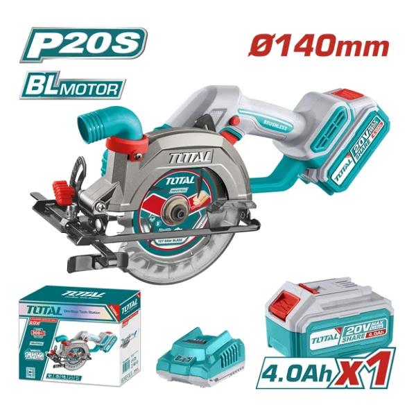 Total Tools Tslı14021 4 Ah Tek Akülü Daire Testere - Görsel 4