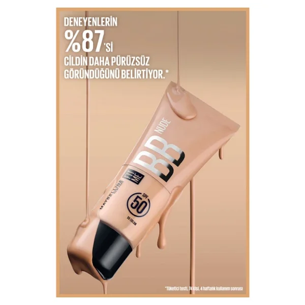 Maybelline New York Fit Me Nude 10 Çok Açık Ton Spf 50 30 Ml Bb Krem - Görsel 10