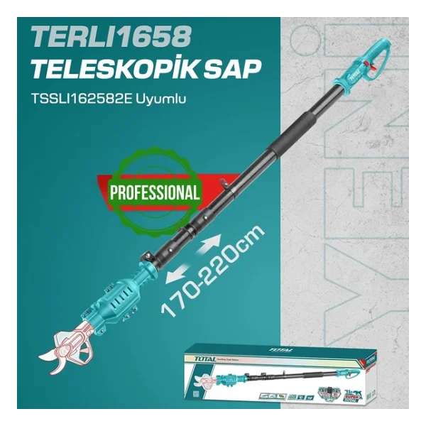 Total Tools Terlı1658 Katlanabilir Teleskopik Sap - Görsel 4