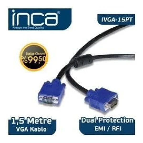 Inca Ivga-15pt 1.5 M Vga Kablo - Görsel 5