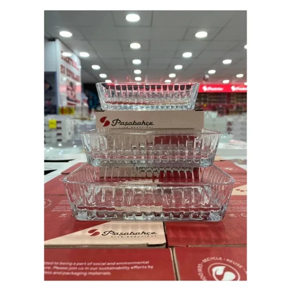Paşabahçe Freyza 530323 3'lü Servis Tabağı - Görsel 2