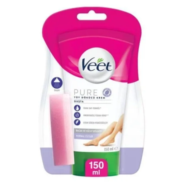 Veet Pure Tüy Duşta Dökücü Krem 150 Ml - Görsel 3