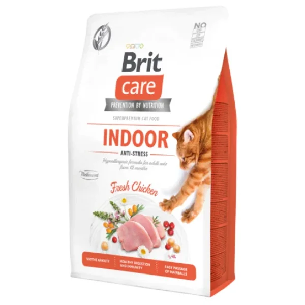 Brit Care Indoor Anti-Stress Tavuklu 2 Kg Yetişkin Kedi Maması - Görsel 3