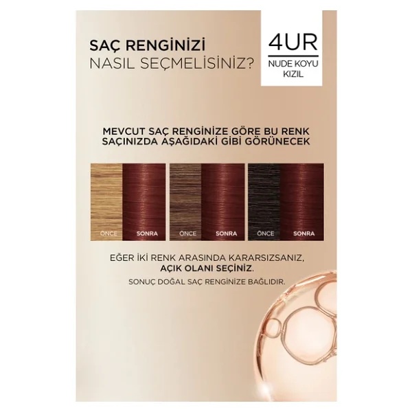 L'oreal Paris Excellence Creme 5ur Nude Kızıl Saç Boyası - Görsel 10