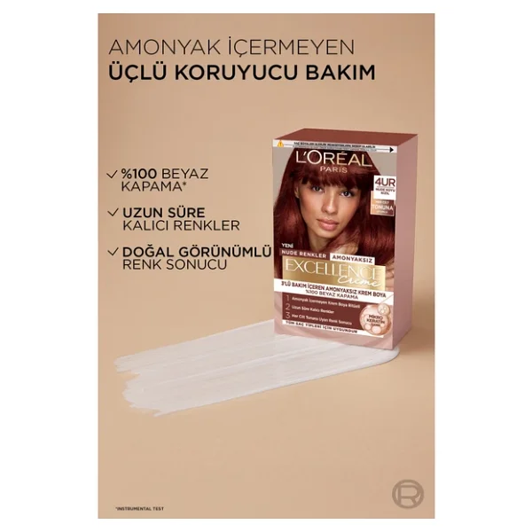 L'oreal Paris Excellence Creme 5ur Nude Kızıl Saç Boyası - Görsel 7