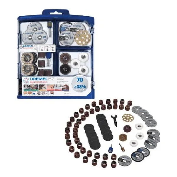 Dremel Sc725 Speedclic 70 Parça Çok Amaçlı Aksesuar Seti - Görsel 4