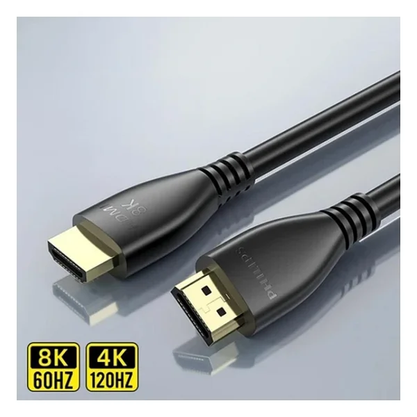 Phılıps 1 Metre 8K-60hz 4K-120hz V2.1 Hdmı Görüntü Kablosu - Görsel 2