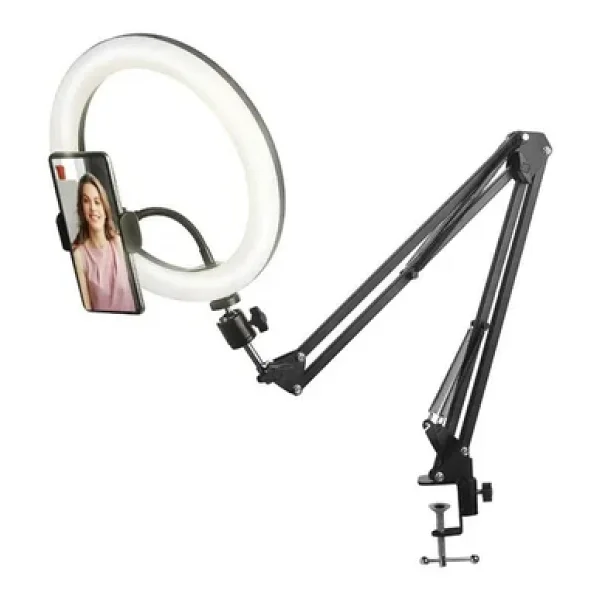 Smayling Esnek Masaüstü Sıkıştırmalı Tiktoker Ring Light LED Selfie Yayın Işığı 10 Inç + Stand Lüx - Görsel 8