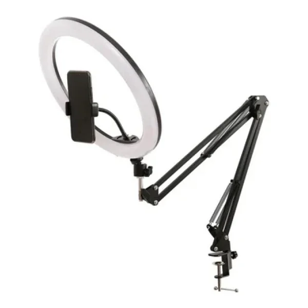 Smayling Esnek Masaüstü Sıkıştırmalı Tiktoker Ring Light LED Selfie Yayın Işığı 10 Inç + Stand Lüx - Görsel 6