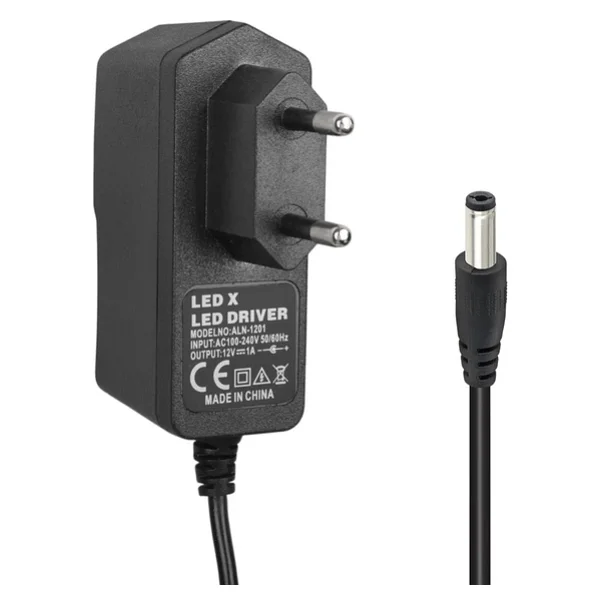 Powermaster Pm-8118 5.5 X 2.5 Mm 12 Volt 1 Amper Adaptör - Görsel 3
