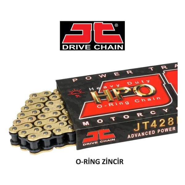 Jt 428 Oring Gold Zincir-132 Bakla Yamaha Yzf R125cc O-Rıngli Zincir 2008-2020 - Görsel 3