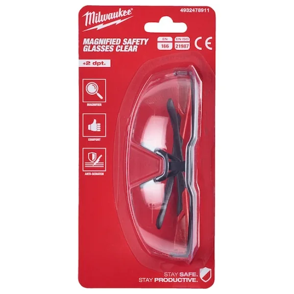 Milwaukee 4932478911 Şeffaf İş Güvenlik Gözlüğü - Görsel 2