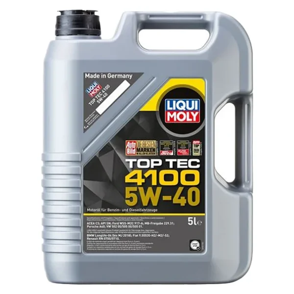 Liqui Moly Top Tec 4100 5w-40 5 Lt Motor Yağı - Görsel 3