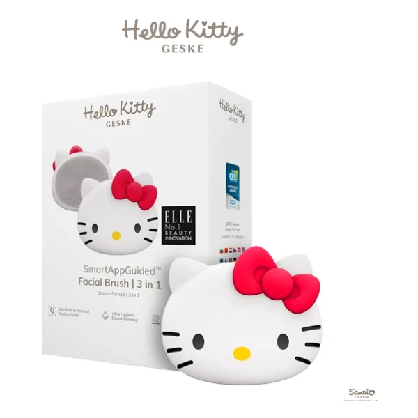 Geske Hello Kitty 3'ü 1 Arada Yüz Temizleme Fırçası - Görsel 6