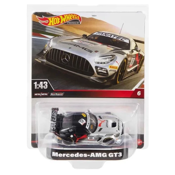 Hot Wheels Premium 1:43 Mercedes Amg Gt3 Hmd41-Hmd44 - Görsel 3