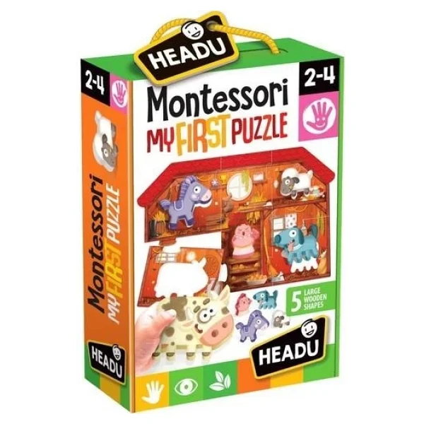 Headu Montessori Fırst Puzzle The Farm 2 4 Yaş - Görsel 6