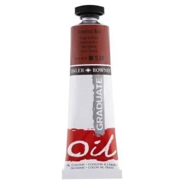 Daler-Rowney Graduate 38 Ml Yağlı Boya N:538 Venetian Red - Görsel 4