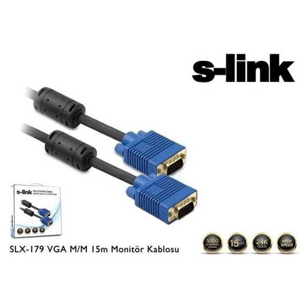 S-Link Slx-179 15 M Vga Kablo - Görsel 5
