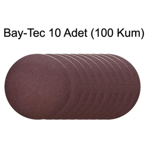 Bay-Tec Cırt Zımpara 115 Mm 100 Kum 10 Adet - Görsel 7