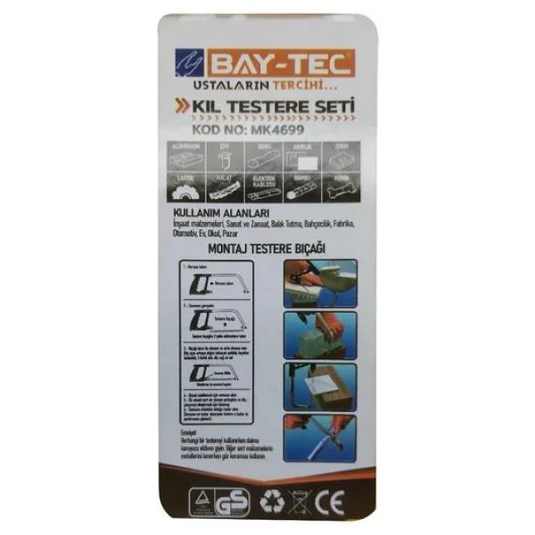 Bay-Tec Mk4699 Kıl Testere Seti - Görsel 6