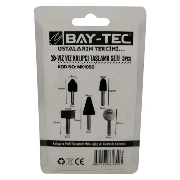 Bay-Tec Vız Vız Kalıpçı Taşlama Seti 5 Parça - Görsel 7