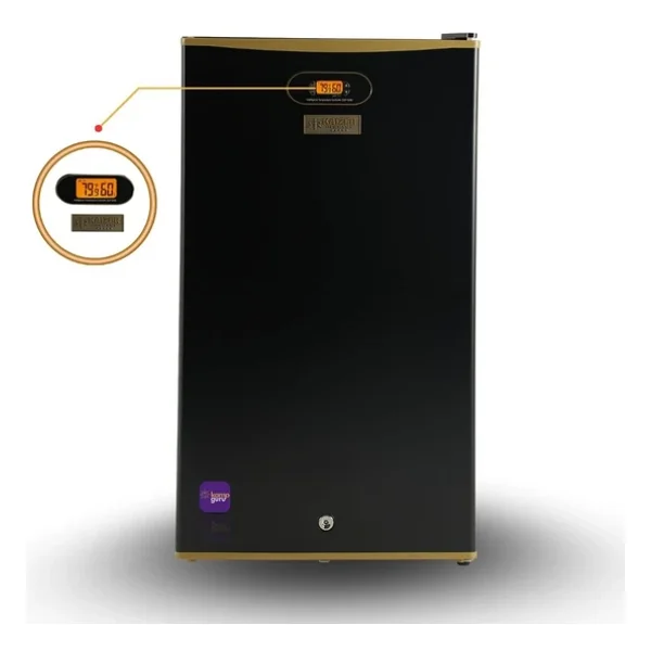 Kaizer Germany Çift Sistem 95 Litre Siyah Dijital Göstergeli 12/24/220 V Buzdolabı - Görsel 6