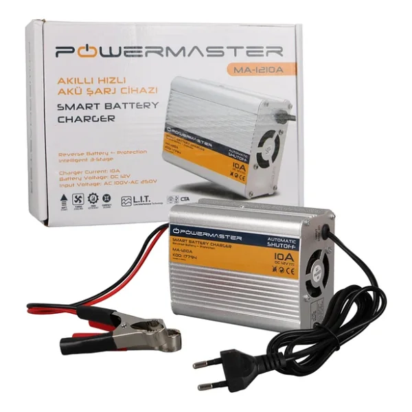 Powermaster Ma-1210a 12 V 10 A Akıllı Akü Şarj Cihazı - Görsel 7