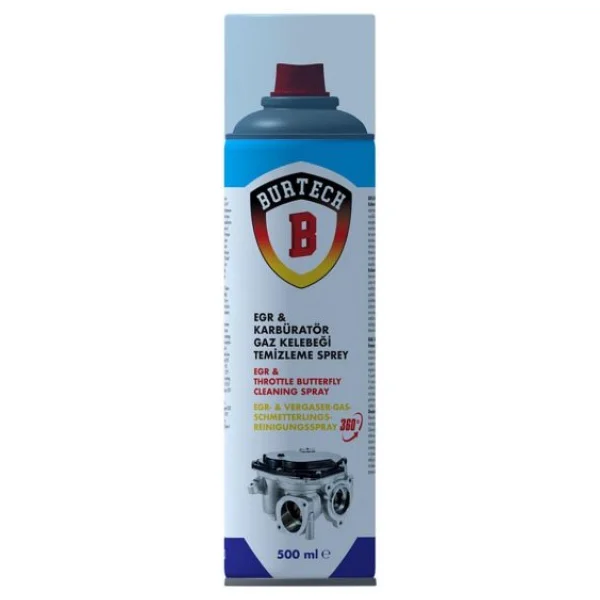 Burtech Egr Karbüratör Gaz Kelebeği Temizleyici Sprey 500 Ml - Görsel 4