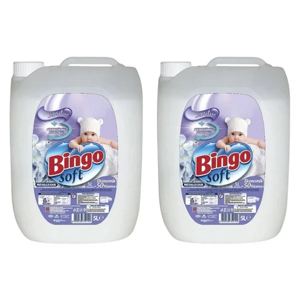 Bingo Soft Sensitive Yumuşatıcı 50 Yıkama 5 Lt 2'li - Görsel 3