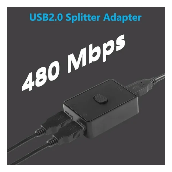 Temiz Pazar 4559 2 Port USB 2.0 To Kvm Switch Çoklu PC Kasa Çoklayıcı Hub Anahtar - Görsel 6